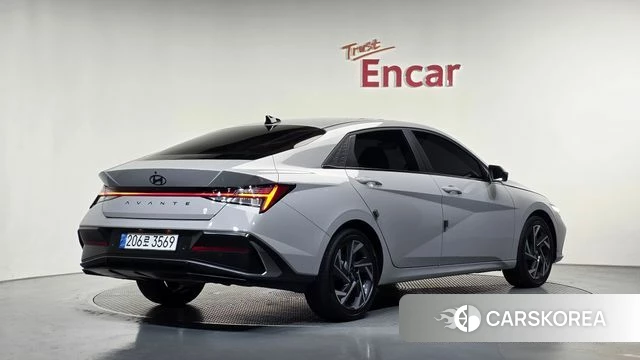 Hyundai The New Avante (CN7) 2025 Серебристо-серый из Кореи