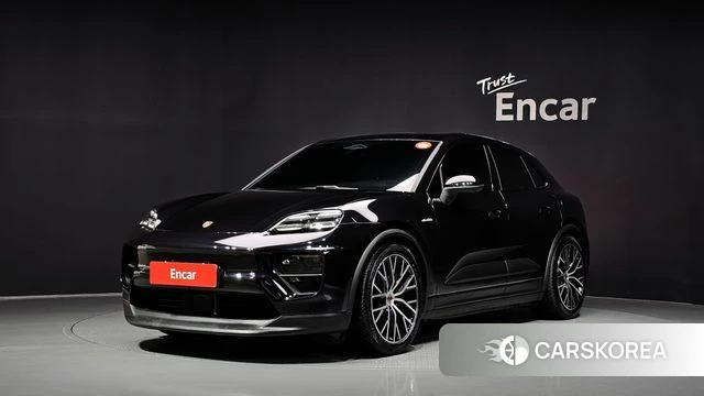 Porsche Makan EV 2025 Черный из Кореи