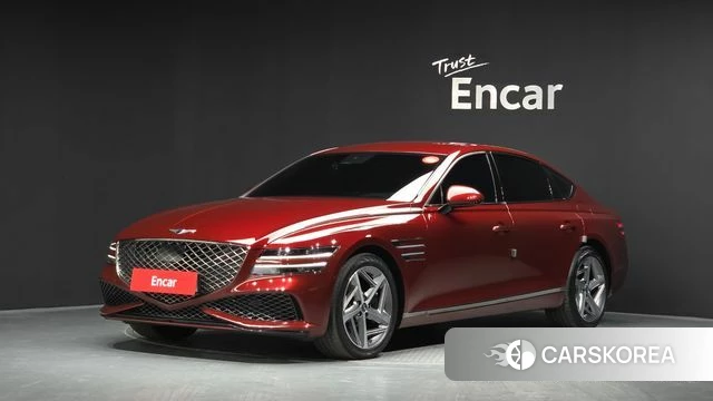 Genesis G80 (RG3) 2022 Красный из Кореи