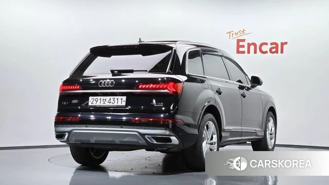 Audi Q7 (4M) 2020 Синий из Кореи