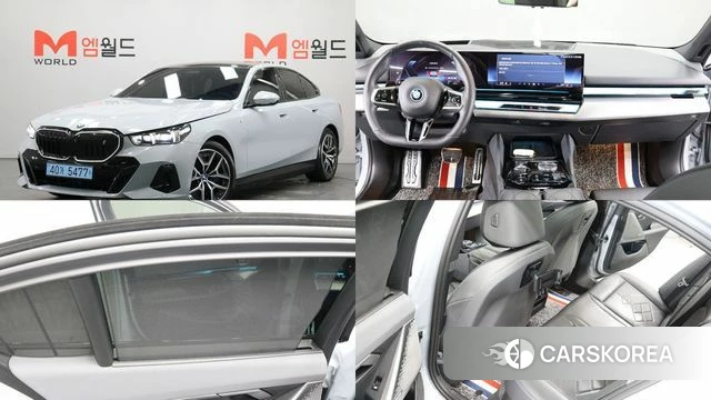 BMW i5 (G60) 2023 Светло-серебряный цвет из Кореи