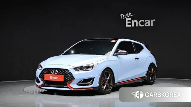 Hyundai Veloster (JS) 2021 Светло-серебряный цвет из Кореи