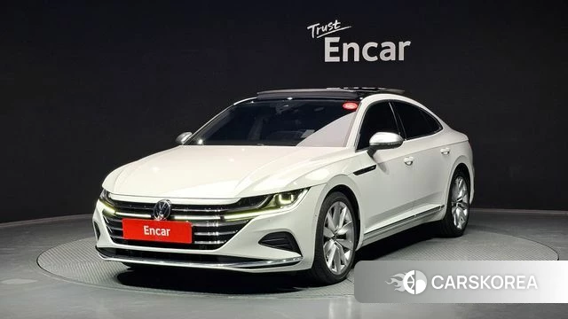 Volkswagen Arteon 2022 Белый из Кореи