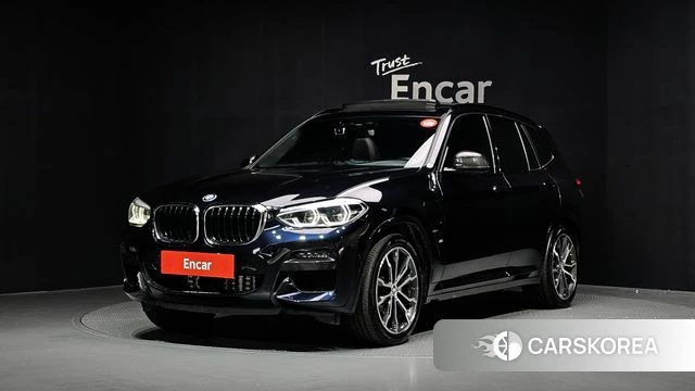 BMW X3 (G01) 2021 Черный из Кореи