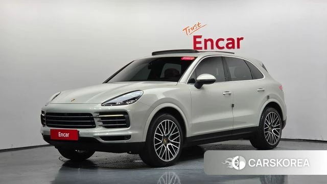 Porsche Cayenne (PO536) 2021 Жемчужный цвет из Кореи