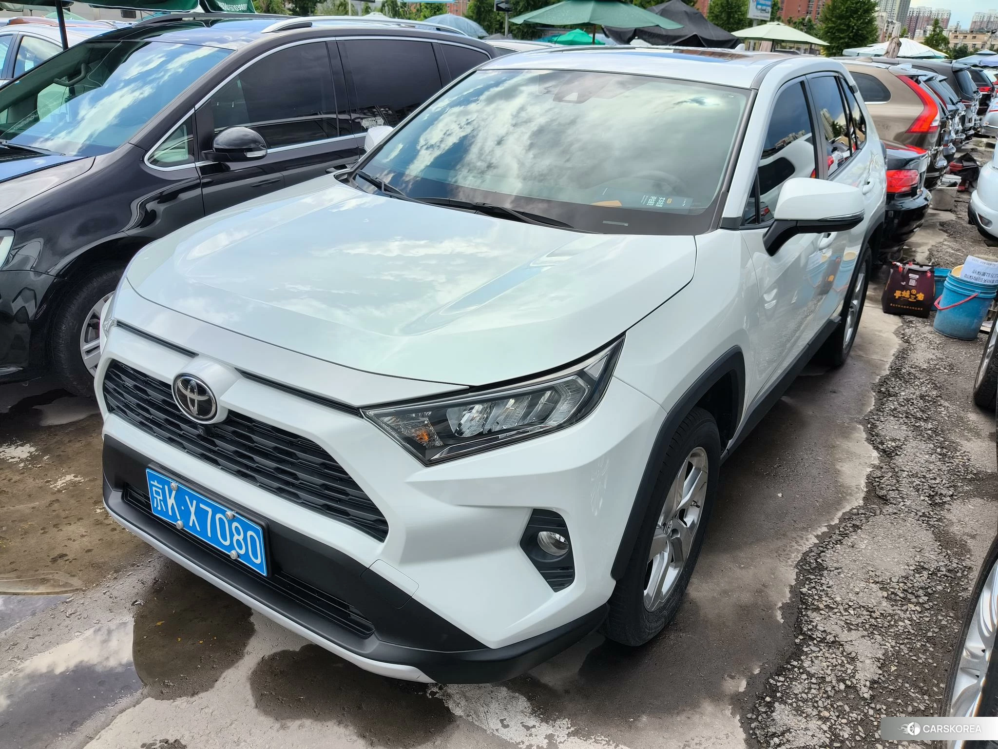 Toyota RAV4 2021 Белый из Китая