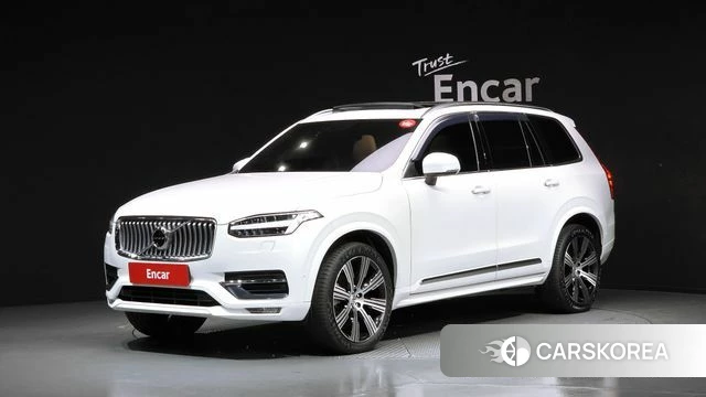 Volvo XC90 second Generation 2021 Белый из Кореи