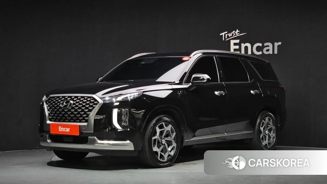 Hyundai Palisade 2021 Черный из Кореи