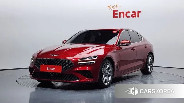 Genesis The New G70 2022 Красный из Кореи