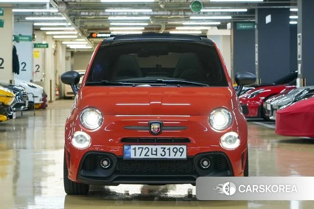Fiat 500C 2023 Оранжевый из Кореи