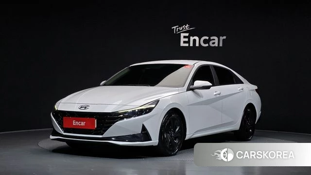 Hyundai Avante (CN7) 2022 Белый из Кореи