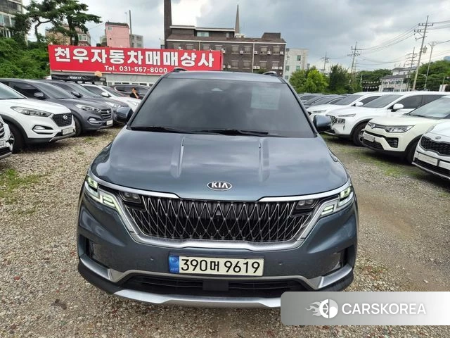 Kia Carnival 4th generation 2021 Светло-зеленый из Кореи