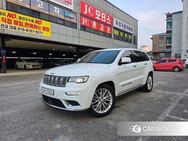Jeep Grand Cherokee 2018 Белый из Кореи