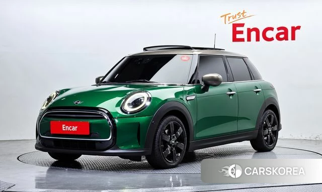 Mini Cooper 2021 Зеленый из Кореи