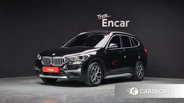 BMW X1 (F48) 2021 Черный из Кореи