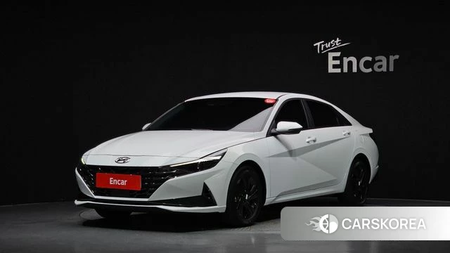 Hyundai Avante (CN7) 2023 Белый из Кореи
