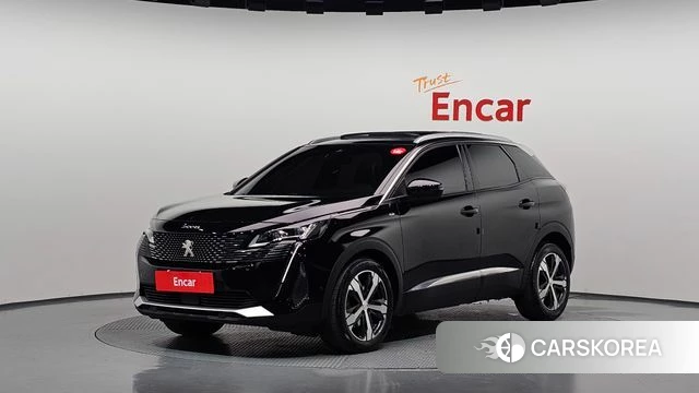 Peugeot 3008 second generation 2021 Черный из Кореи