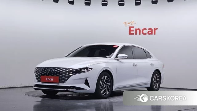 Hyundai The New Grandeur IG Hybrid 2021 Белый из Кореи