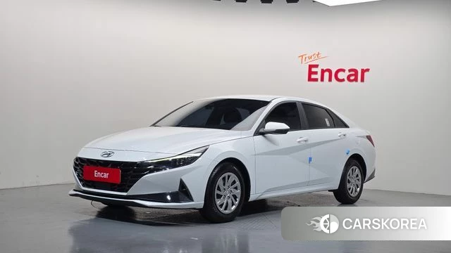 Hyundai Avante (CN7) 2022 Белый из Кореи