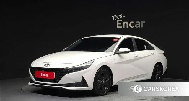 Hyundai Avante (CN7) 2023 Белый из Кореи