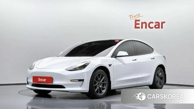 Tesla Model 3 2022 Белый из Кореи