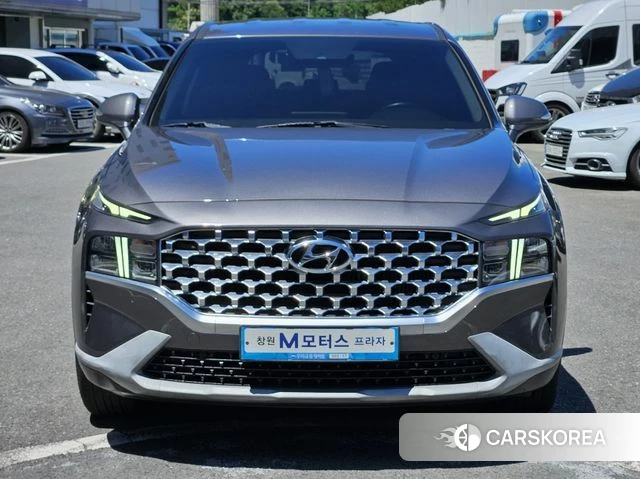Hyundai The New Santa Fe 2021 Серый из Кореи