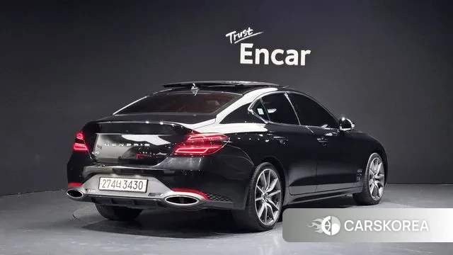 Genesis The New G70 2021 Черный из Кореи