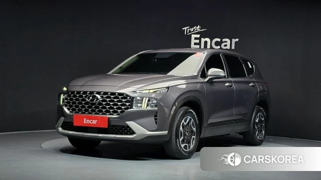 Hyundai The New Santa Fe 2022 Серый из Кореи