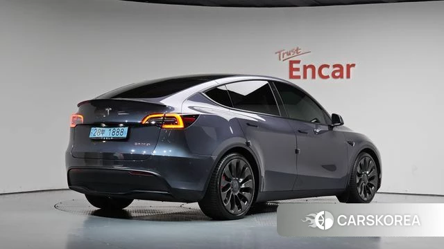 Tesla Model Y 2021 Серый из Кореи