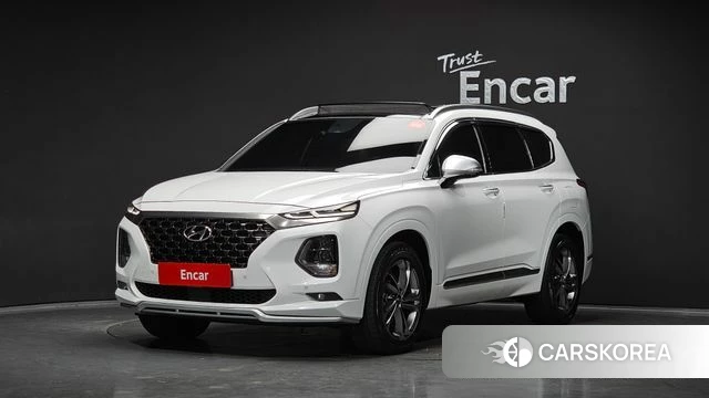 Hyundai Santa Fe TM 2019 Белый из Кореи