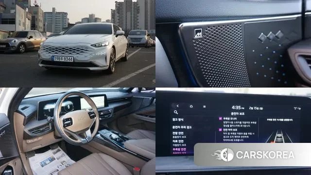 Kia K8 2022 Белый из Кореи