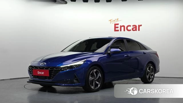 Hyundai Avante (CN7) 2020 Синий из Кореи