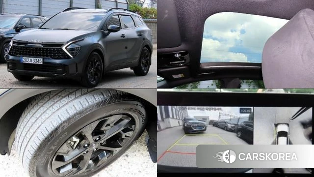 Kia Sportage 5th Generation Hybrid 2024 Серый из Кореи