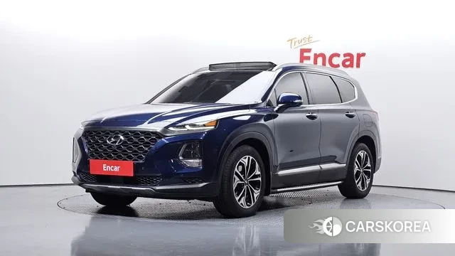 Hyundai Santa Fe TM 2018 Синий из Кореи