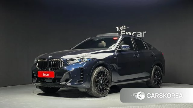 BMW X6 (G06) 2025 Черный из Кореи