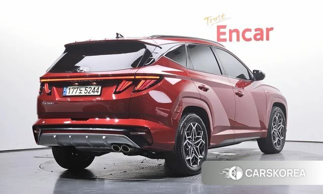 Hyundai Tucson Hybrid (NX4) 2022 Красный из Кореи