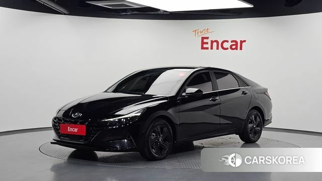 Hyundai Avante (CN7) 2022 Черный из Кореи
