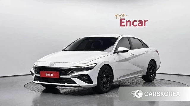 Hyundai The New Avante (CN7) 2023 Белый из Кореи