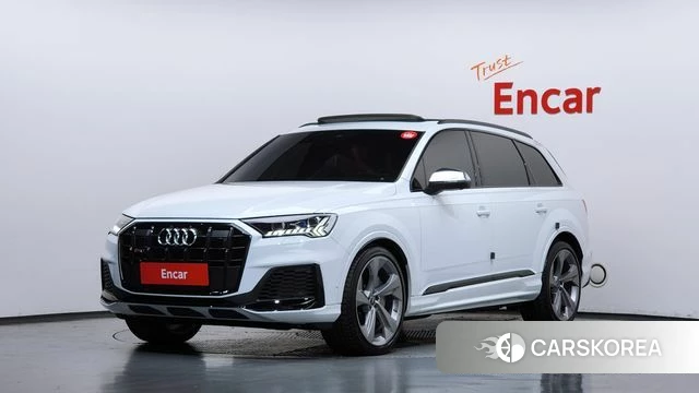 Audi SQ7 (4M) 2023 Белый из Кореи