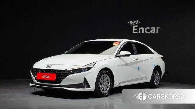 Hyundai Avante (CN7) 2022 Белый из Кореи