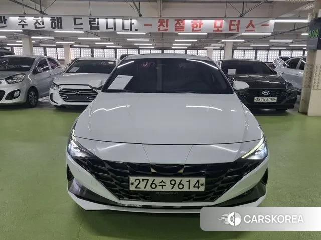 Hyundai Avante (CN7) 2020 Белый из Кореи