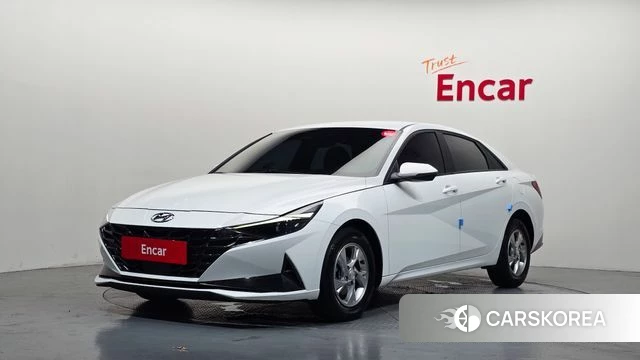 Hyundai Avante (CN7) 2022 Белый из Кореи