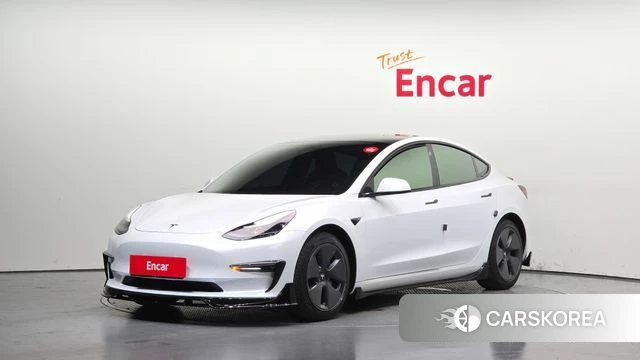 Tesla Model 3 2021 Белый из Кореи
