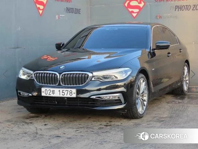 BMW 5 Series (G30) 2018 Черный из Кореи, фото 2