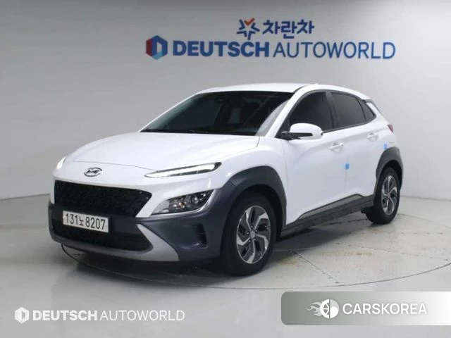 Hyundai The New Kona Hybrid 2021 Белый из Кореи
