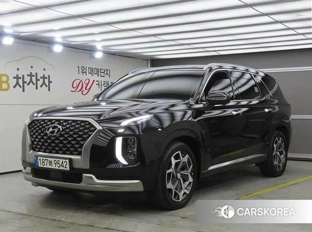 Hyundai Palisade 2022 Черный из Кореи
