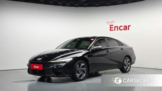 Hyundai The New Avante (CN7) 2023 Черный из Кореи
