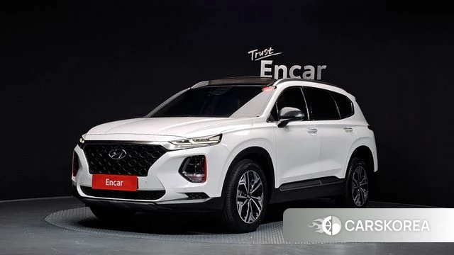 Hyundai Santa Fe TM 2018 Белый из Кореи