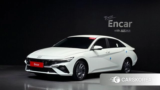 Hyundai The New Avante (CN7) 2023 Белый из Кореи