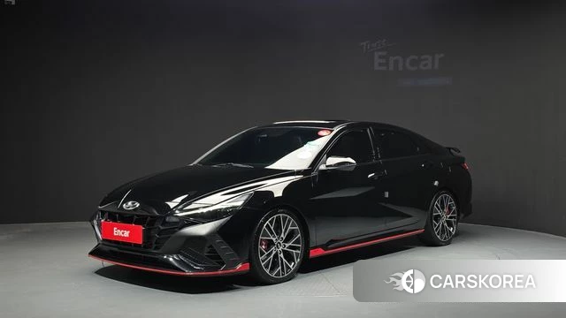 Hyundai Avante (CN7) 2022 Черный из Кореи